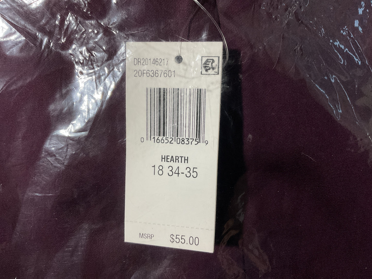 Van Heusen Flex Collar Mens Regular Fit Long Sleeve Dress Shirt 18” 34/35 Color: Hearth