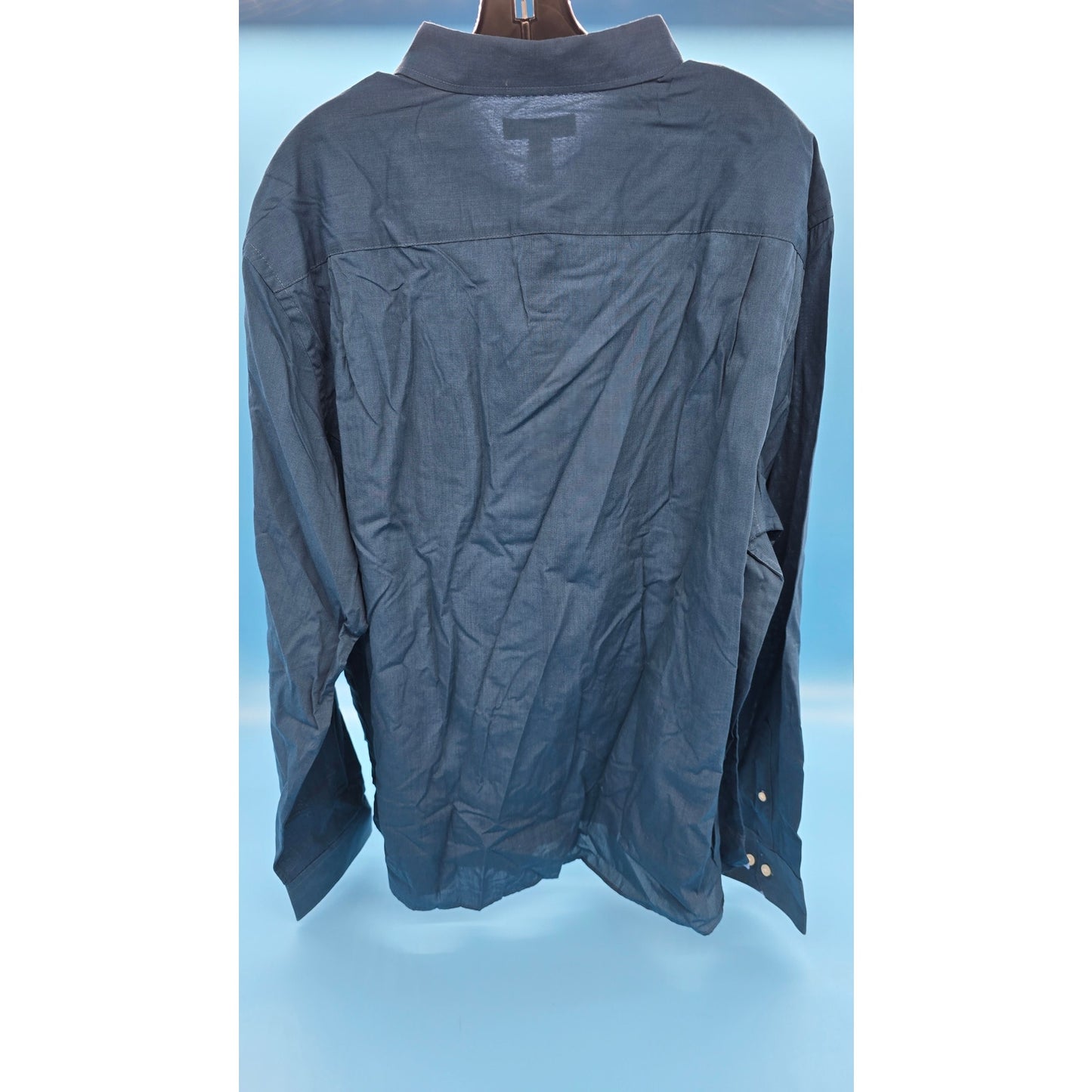 Geoffrey Beene Blue Slim Fit Button Up XXL NWT