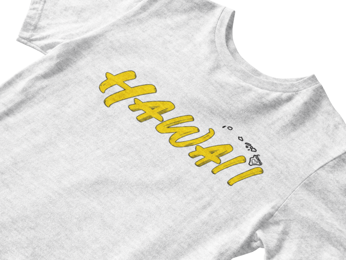 Hawaii Beach Vibe Tee - White