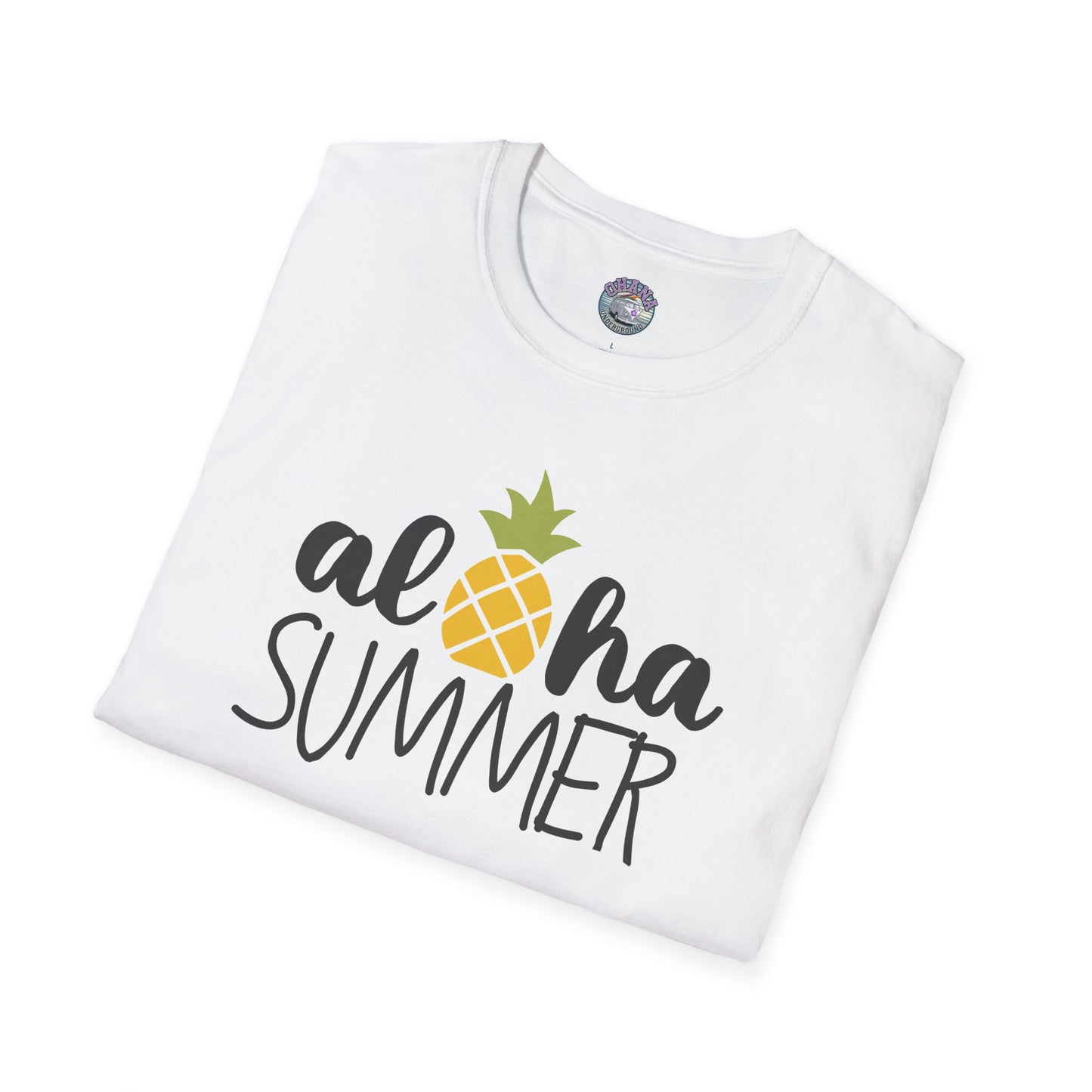 Shaka Brands Aloha Summer Pineapple T Shirt S-2XL