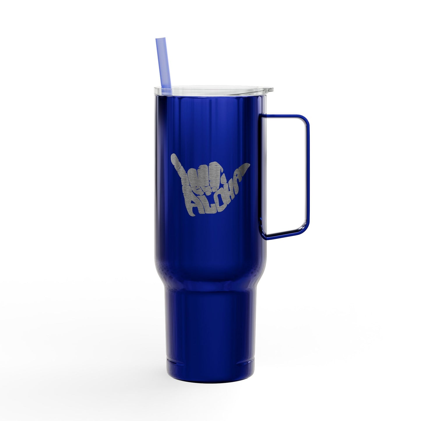 Ohana Underground Engraved Tumbler Shaka Hand Aloha Design 40oz