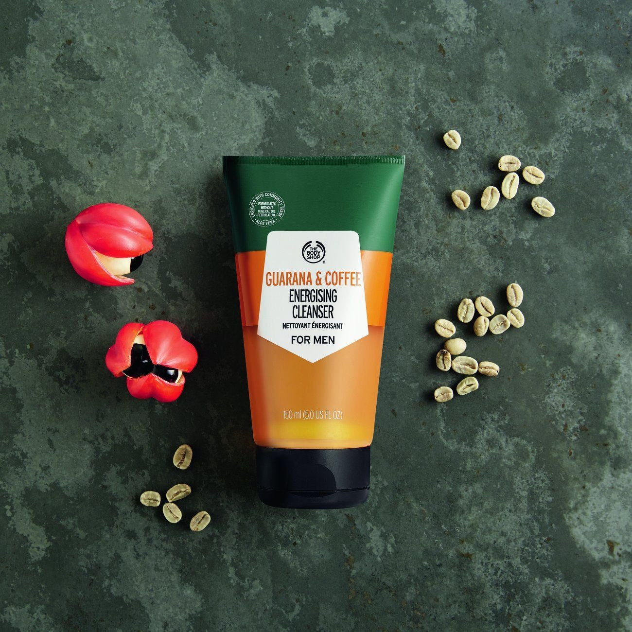 The Body Shop *Guarana & Coffee ~ Energising Cleanser* for Men *150ml