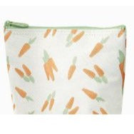Thirty One Snack & Go Pouch Carrot Bunch Easter Reusable Zip Bag NWT