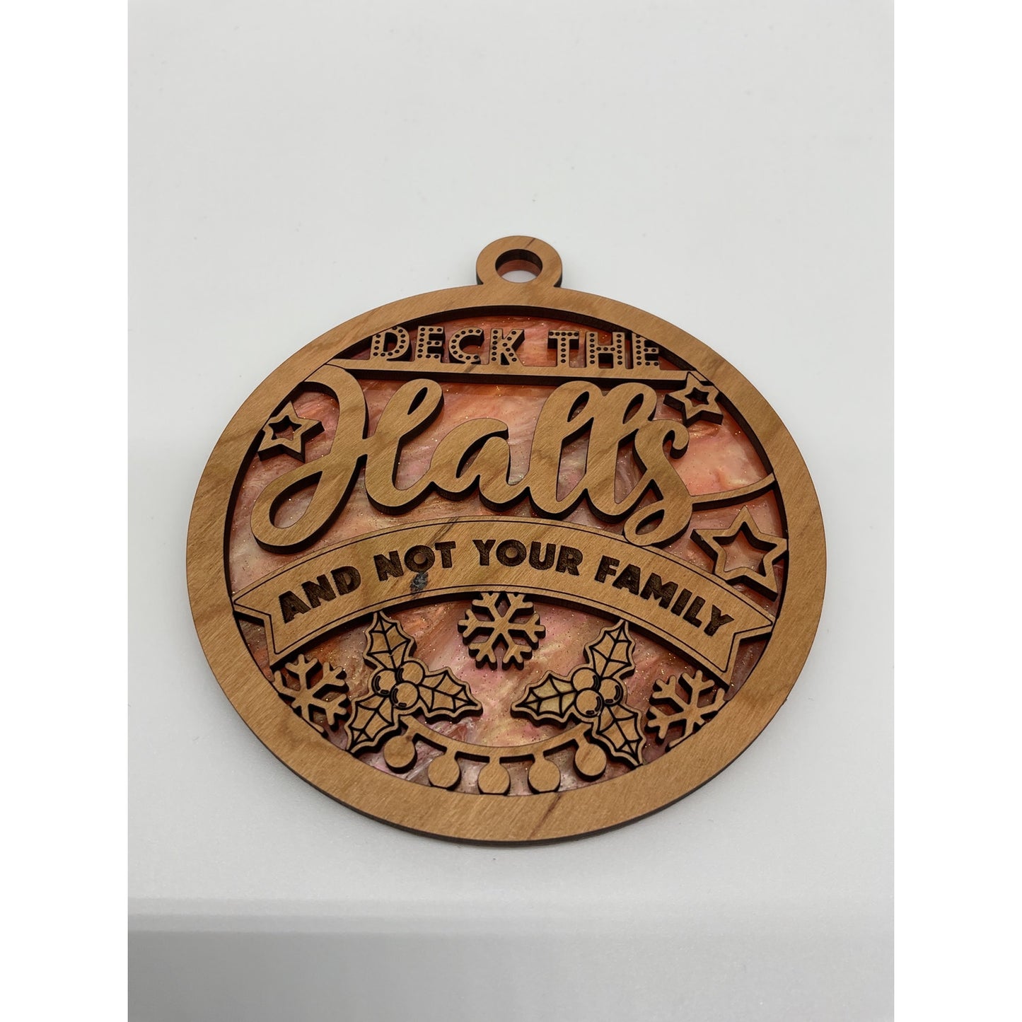 Shaka Brands Deck The Halls Not Your Family Ornament One Size