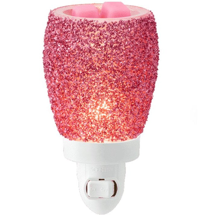 Scentsy Mini Warmer Glitter Magenta Plug In