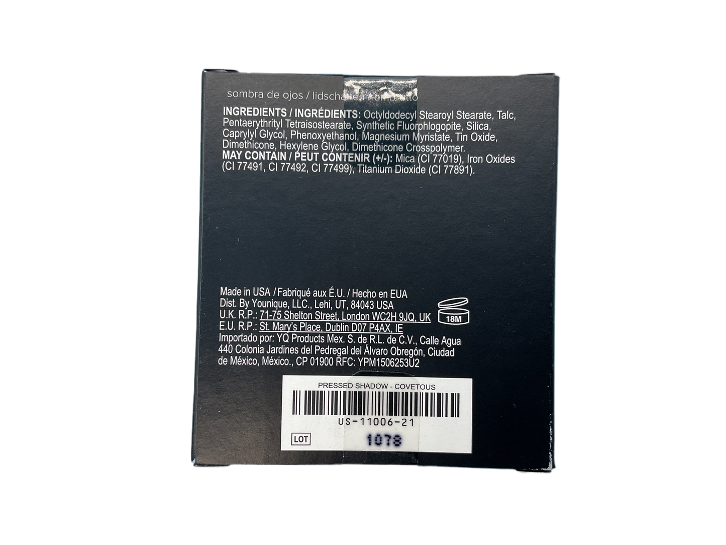 Younique Moodstruck Pressed Shadow Covetous – Metallic Peach Nude Eyeshadow