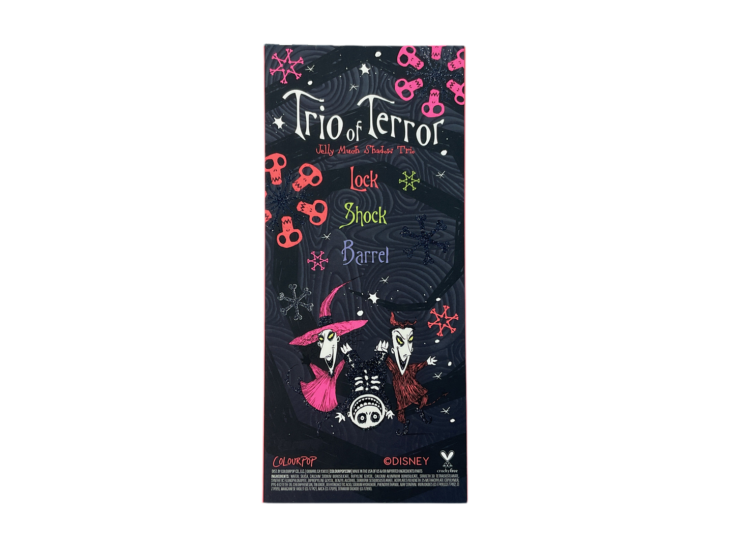 ColourPop Trio of Terror Jelly Much Shadow Trio – Lock, Shock & Barrel
