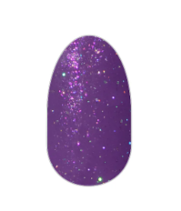 Color Street Iris Bliss Nail Strips – Holographic Vibrant Purple Glitter Mani
