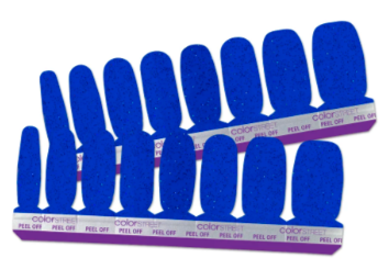 ColorStreet Nail Polish Strips – Lagoon Navy Blue Glitter