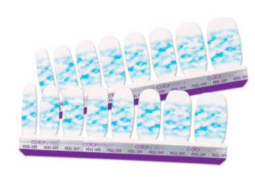 ColorStreet Nail Polish Strips – Maui Sky Blue Gradient
