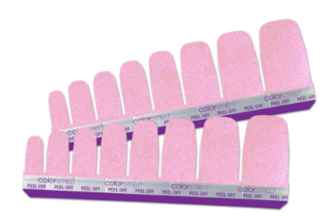 Color Street Nail Strips – Guava (Pedicure)