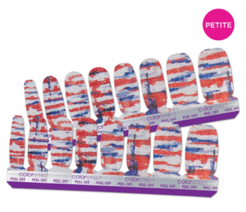 Color Street Nail Strips – Stay United (Petite)