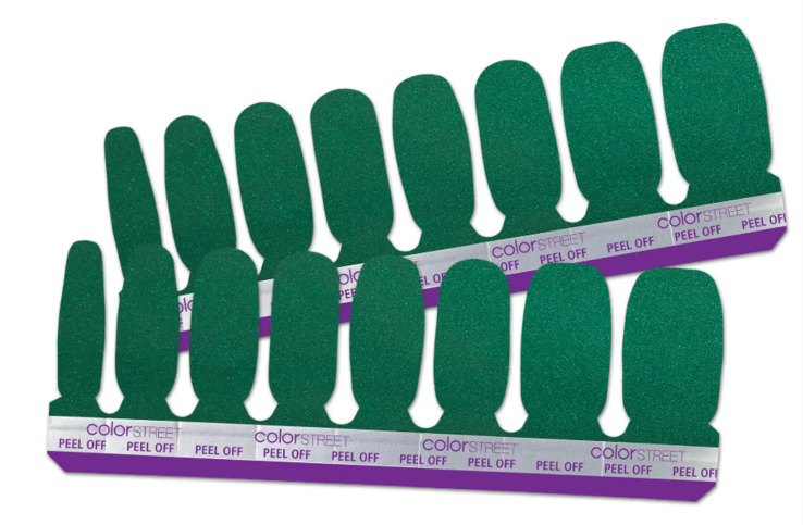 Color Street Nail Strips – Emerald Satin (Real Polish)