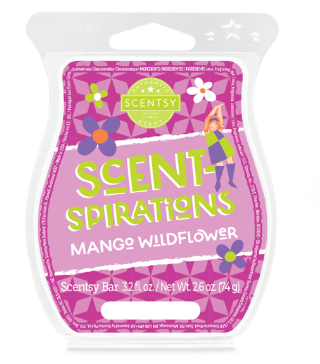 Scentsy Wax Melt – Mango Wildflower