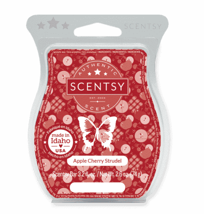 Scentsy Wax Melt – Apple Cherry Strudel