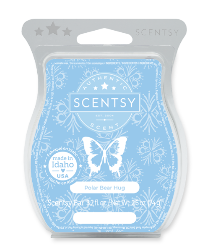 Scentsy Wax Melt – Polar Bear Hug (formerly Eskimo Kiss)