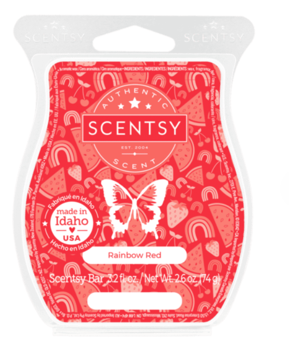 Scentsy Wax Melt – Rainbow Red (Chase Rainbows)