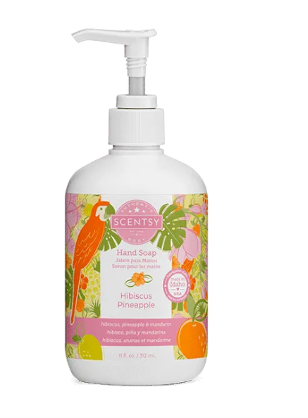 Scentsy ~ Hand Soap *Hibiscus Pineapple* 325 mL