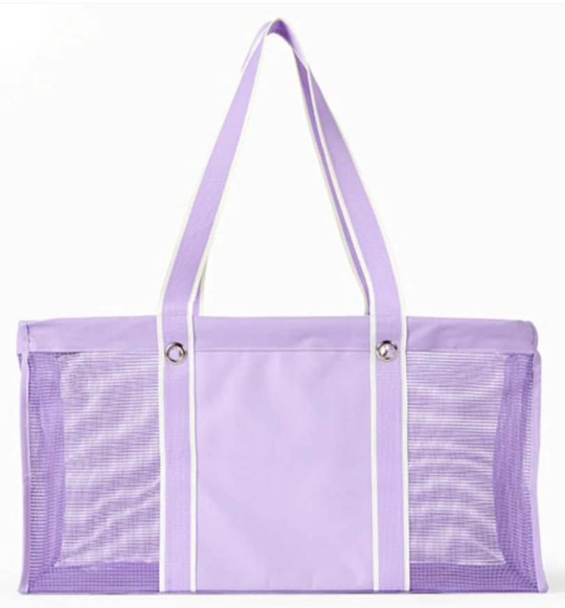 Thirty One Gifts Mesh Large Utility Tote Purple Mesh Ohana Underground