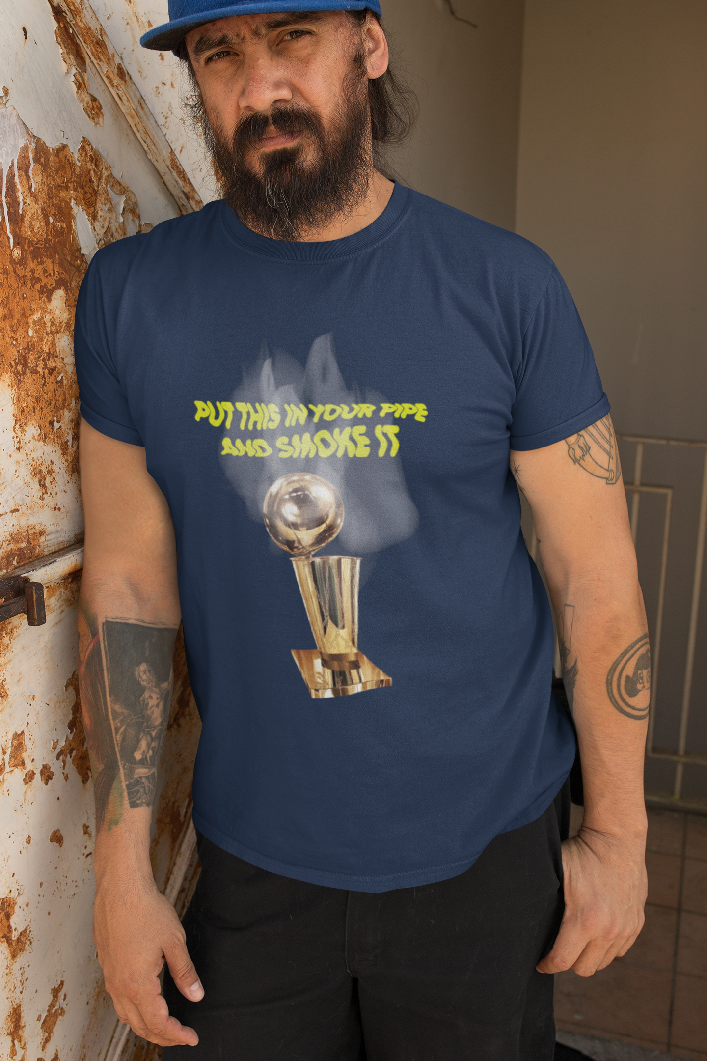 Put that in your pipe and smoke it, Nuggets Crew Neck T-Shirt