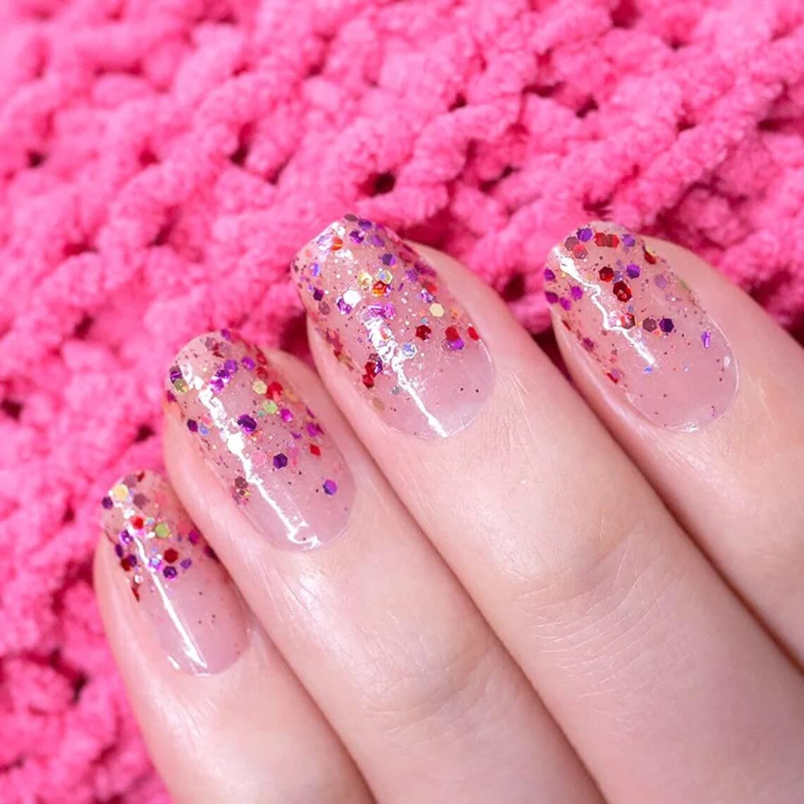 Color Street Nail Strips | Cannes-Fetti | Real Polish | Easy Apply