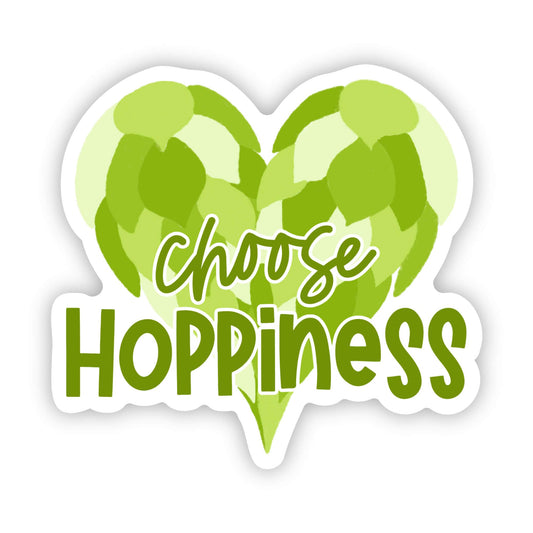 "Choose hoppiness" craft beer sticker