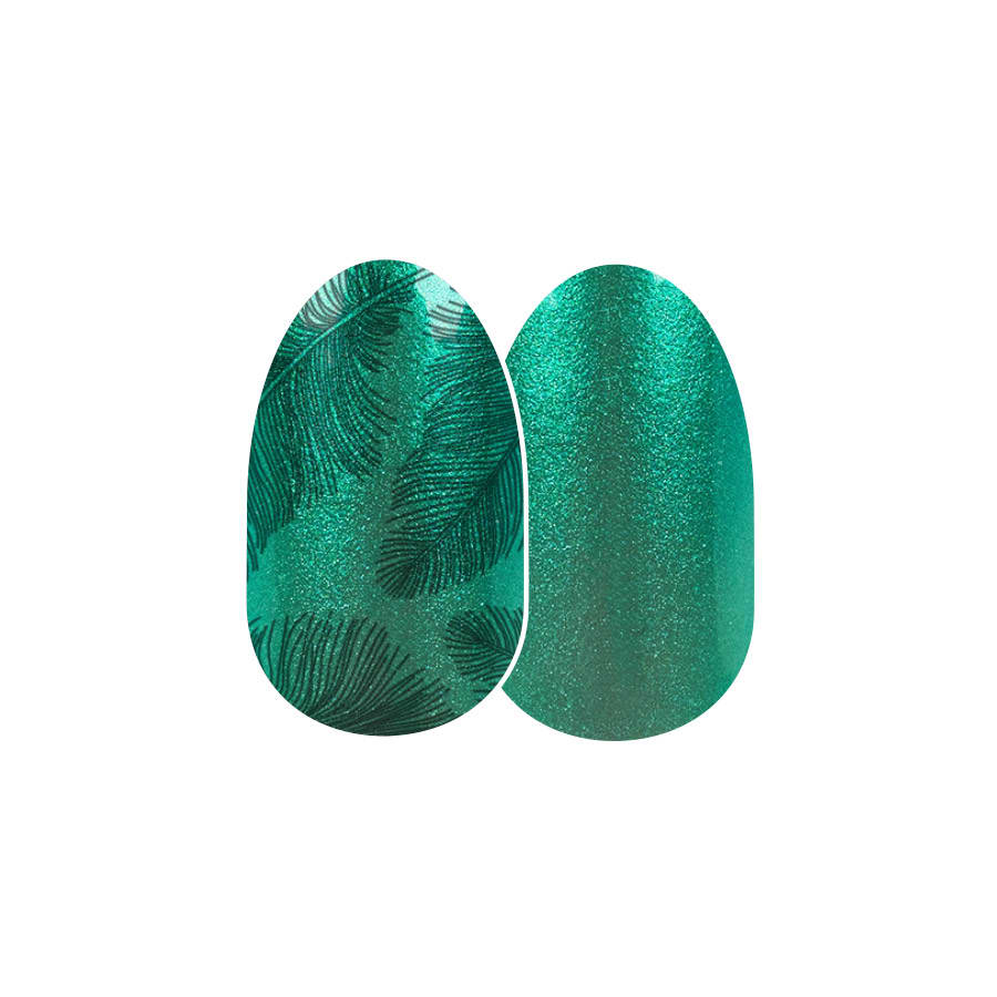 Color Street Nail Strips | Better Late Than Feather | Real Polish | Easy Apply