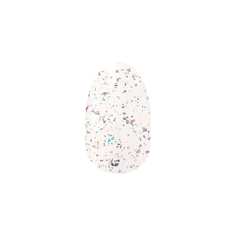 Color Street Glittersweet Nail Strips Real Polish Clear Holo Glitter