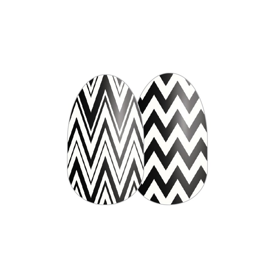 Color Street Nail Strips | Keep Calm and Chevron | Real Polish | Easy Apply