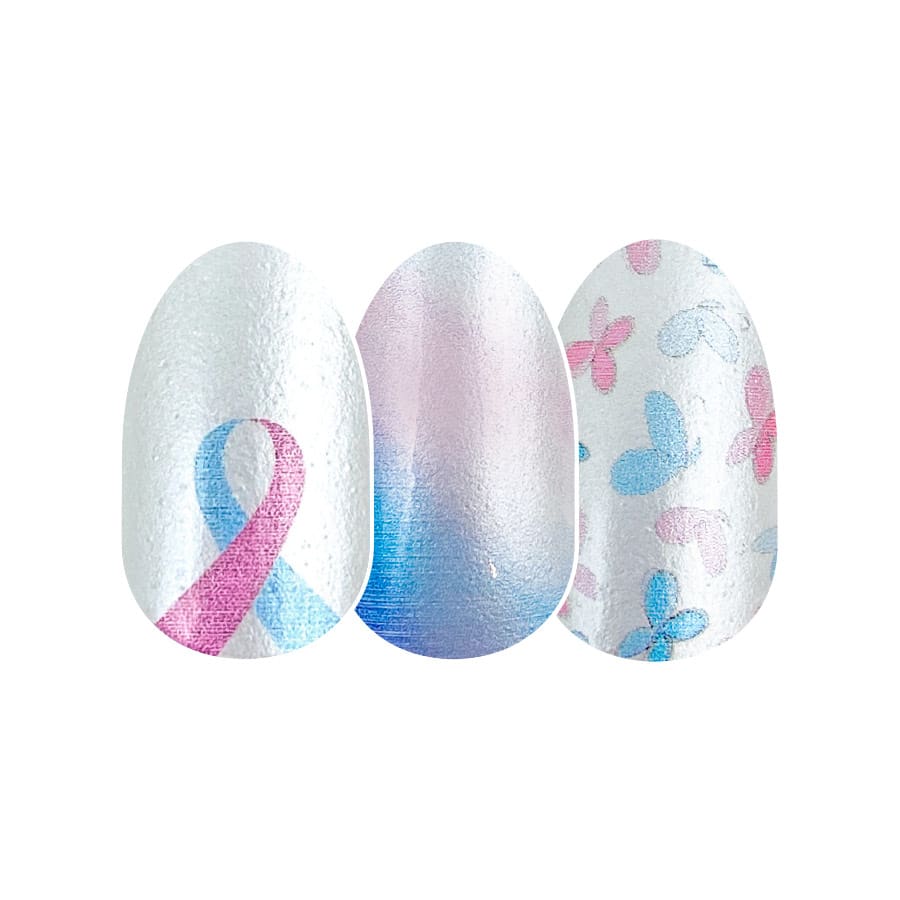 Color Street Nail Strips | Awareness Shade - Never Forgotten | Real Polish | Easy Apply