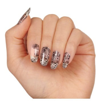 Color Street Nail Strips | Flower Power | Real Polish | Easy Apply |