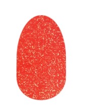 Color Street Heat Wave Nail Strips Retired Orange Gold Shimmer
