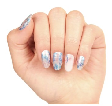 Color Street Nail Strips | Awareness Shade - Hold Me Close | Real Polish | Easy Apply