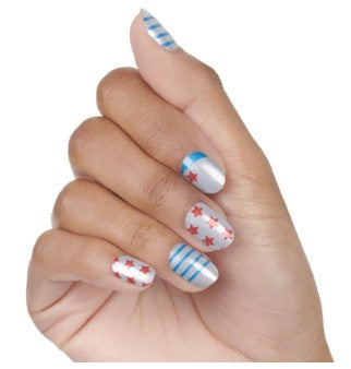 Color Street Nail Strips | Free for All | Real Polish | Easy Apply |