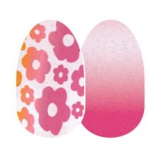 Color Street Grow With the Flow Nail Strips Daisy Ombre Real Polish