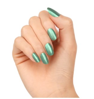 Color Street Viva La Vida Nail Strips Mint Green Shimmer Real Polish