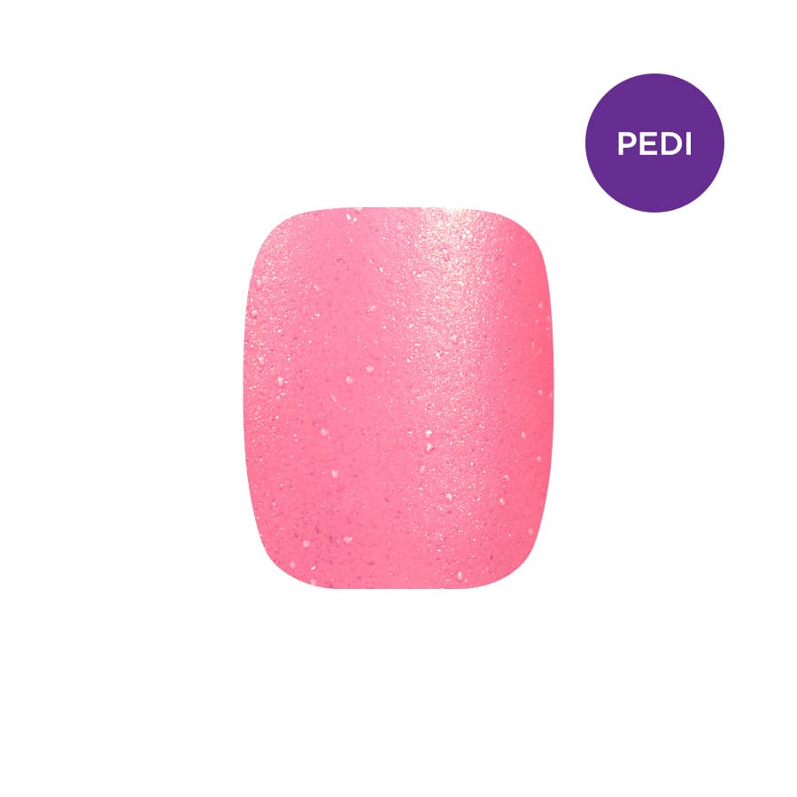 Color Street Nail Strips | Pedicure | Strawberry Sunrise | Real Polish | Easy Apply