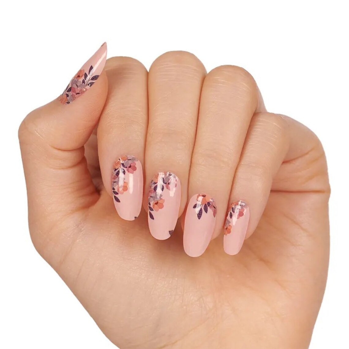 Color Street Nail Strips | Floral Obligation | Real Polish | Easy Apply |
