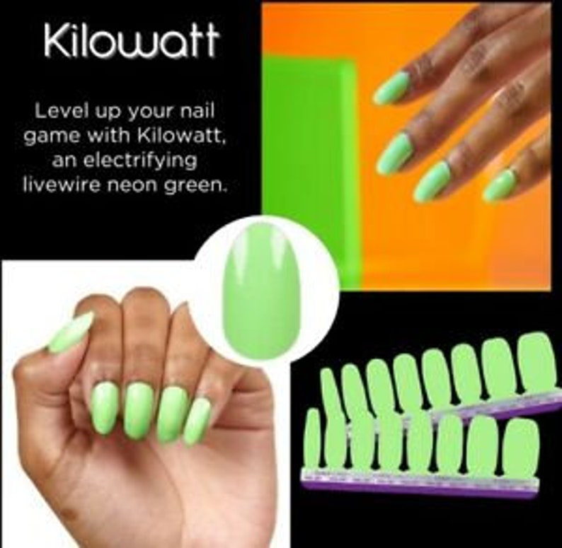 Color Street Nail Strips | Kilowatt | Real Polish | Easy Apply