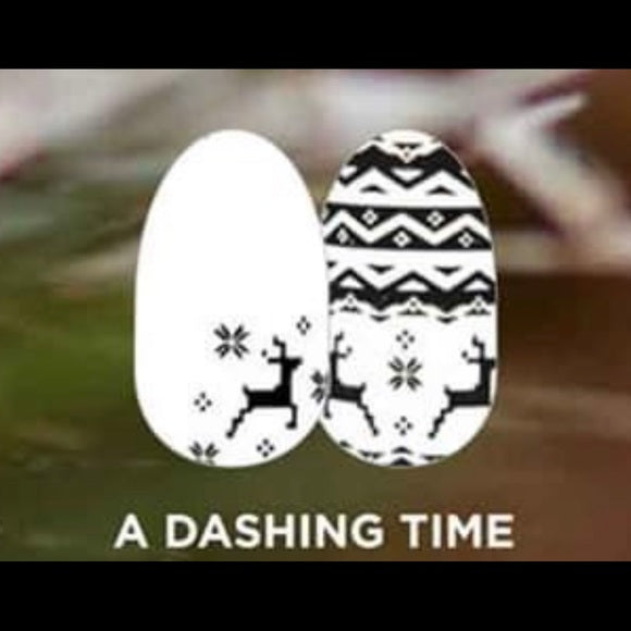 Color Street Nail Strips | A Dashing Time | Real Polish | Easy Apply