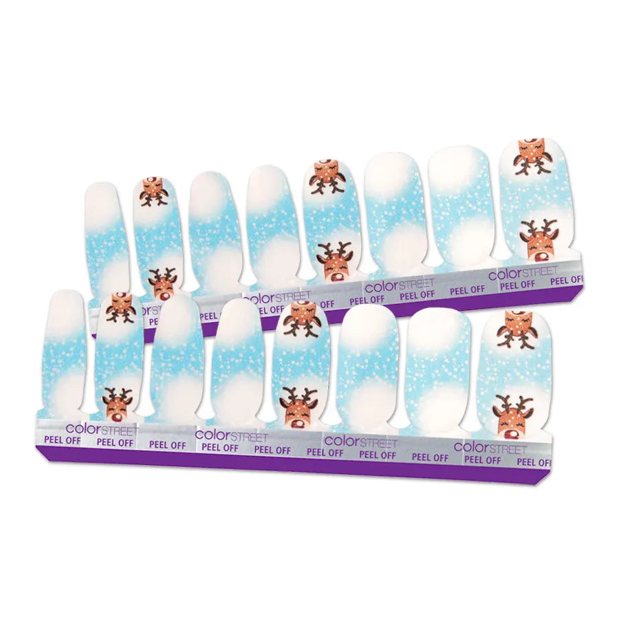 Color Street Nail Strips | Petite | Reindeer Cheer | Real Polish | Easy Apply