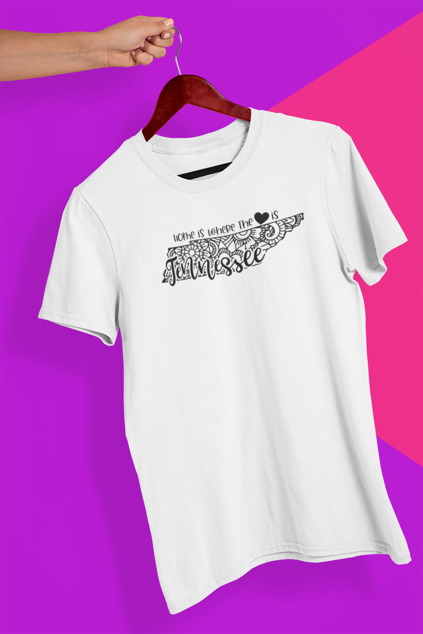 Tennessee Mandala Crew Neck T-Shirt