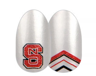 Color Street Nail Strips | Collegiate | North Carolina State University | Real Polish | Easy Apply