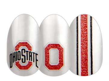 Color Street Nail Strips | Collegiate | Ohio State University | Real Polish | Easy Apply