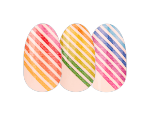 Color Street Nail Strips | Rainbow Rhythm | Real Polish | Easy Apply