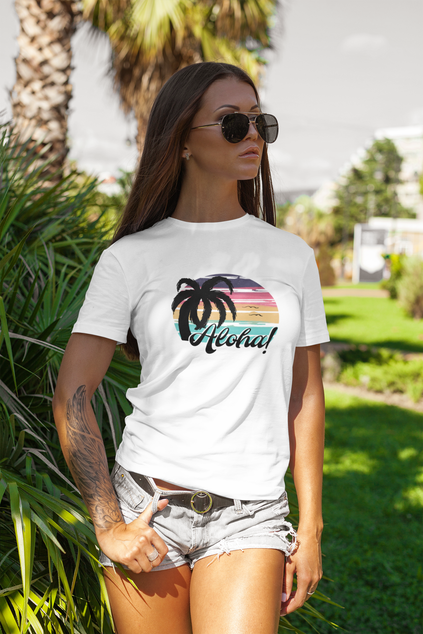 Aloha Crew Neck T-Shirt