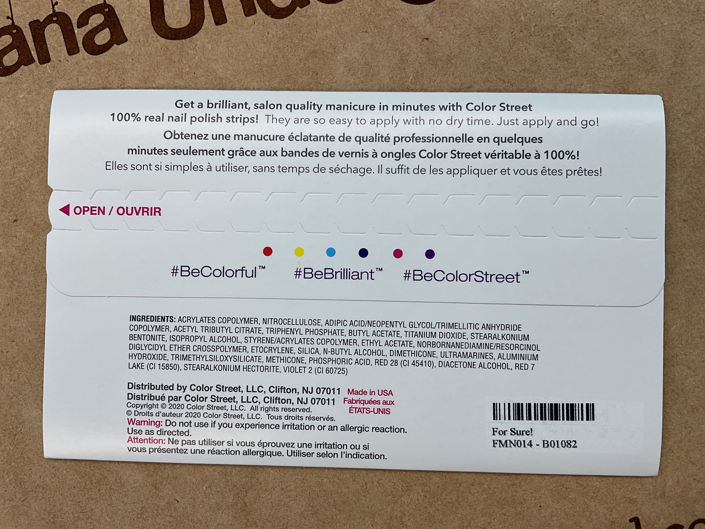 Color Street Nail Strips | For Sure! | Real Polish | Easy Apply |