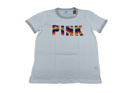 *NEW* Victoria’s Secret PINK Rainbow T-Shirt *Large*