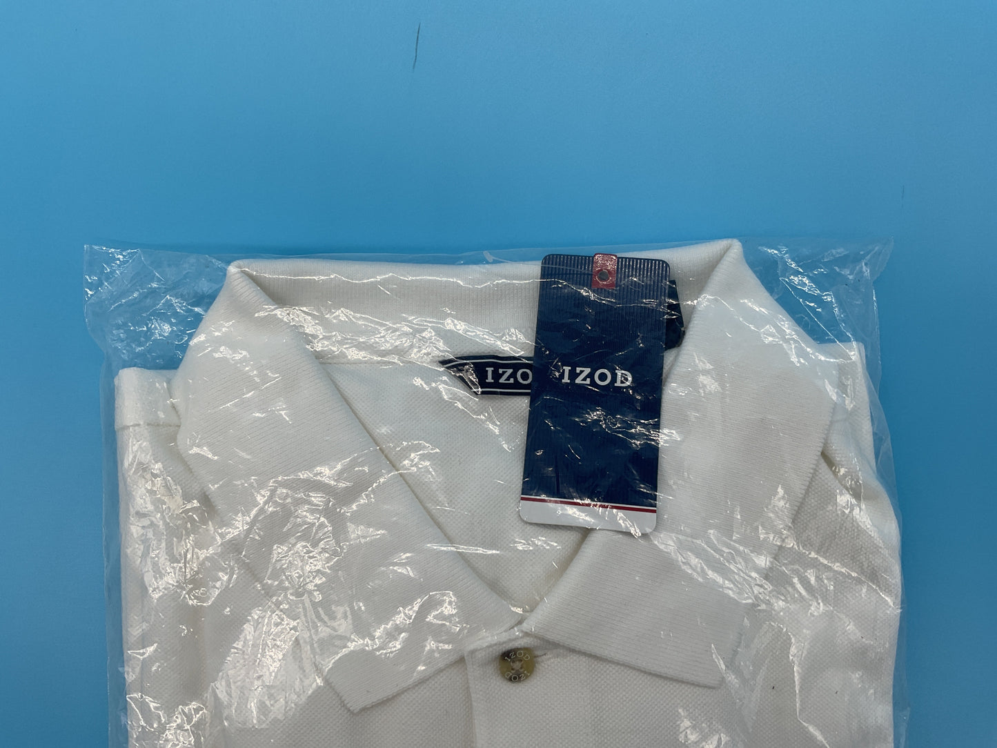 IZOD Silkwash Classic Pique Sport Shirt 2XL White