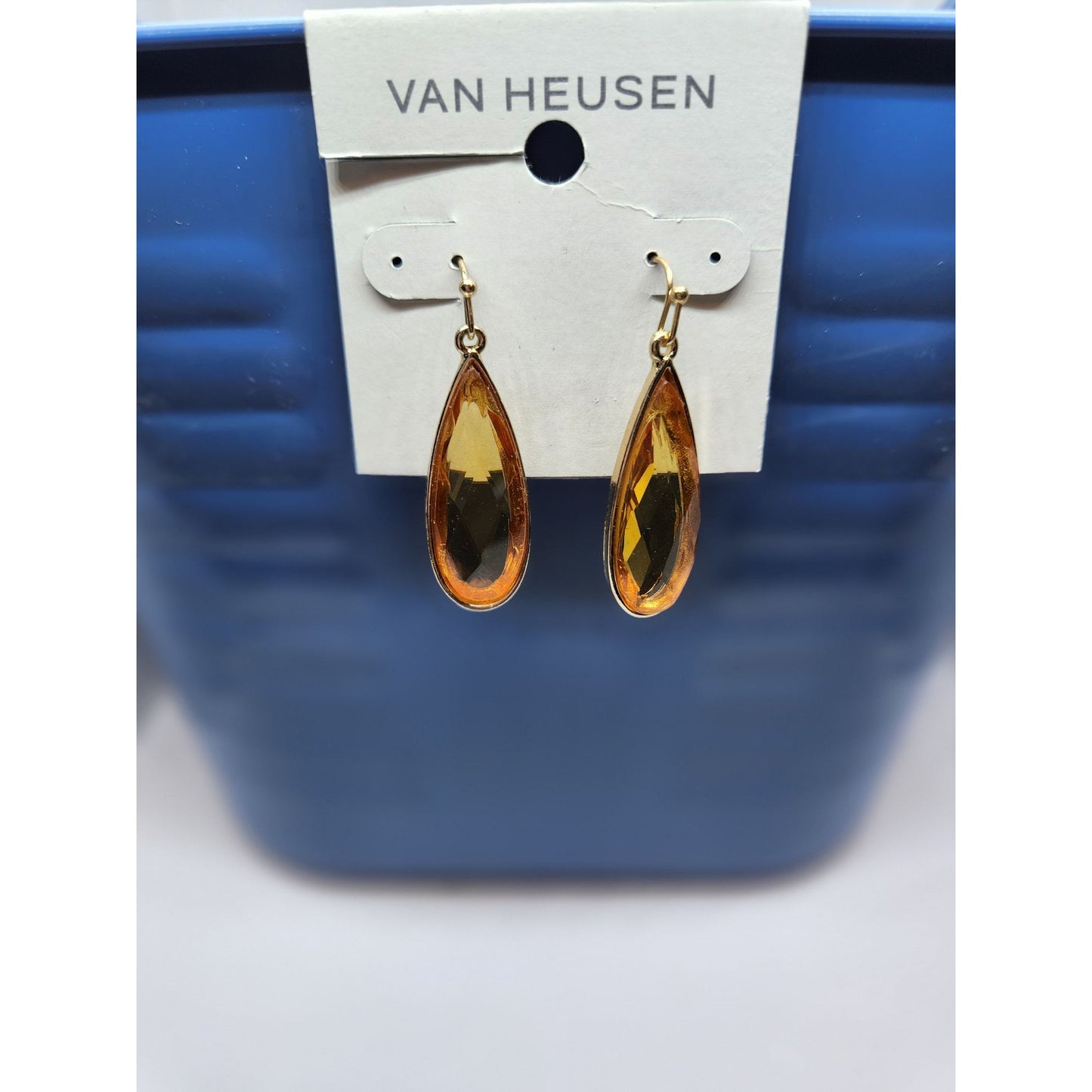Van Heusen Faceted Drop Earrings